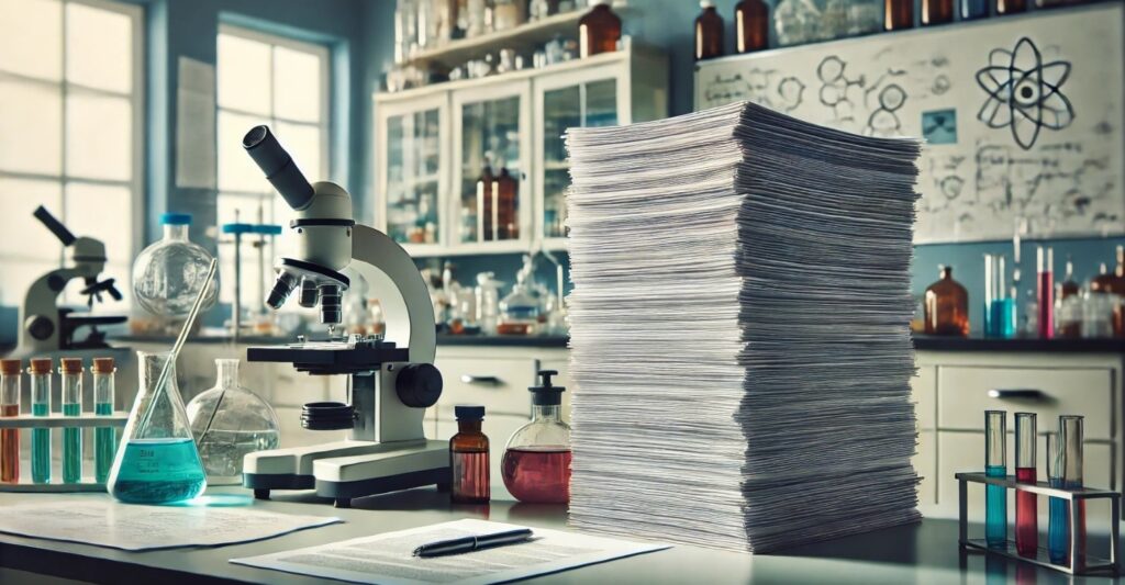 Stack or Research Papers Ready for Rapamycin Study on Longevity